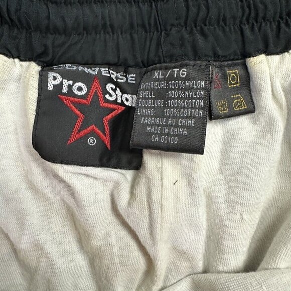 Converse Pro Star vintage Lined athletic pants size XL black - Picture 4 of 4